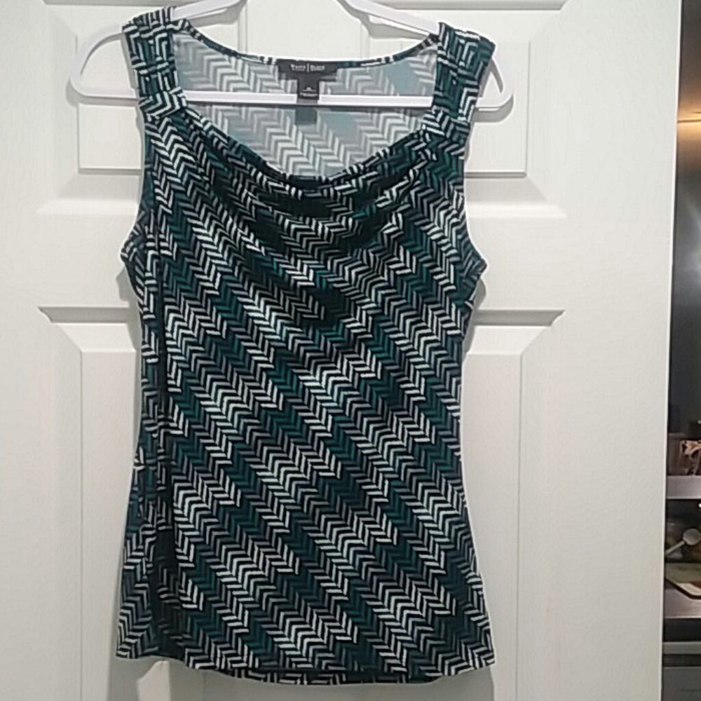 WHBM chevron print tank top